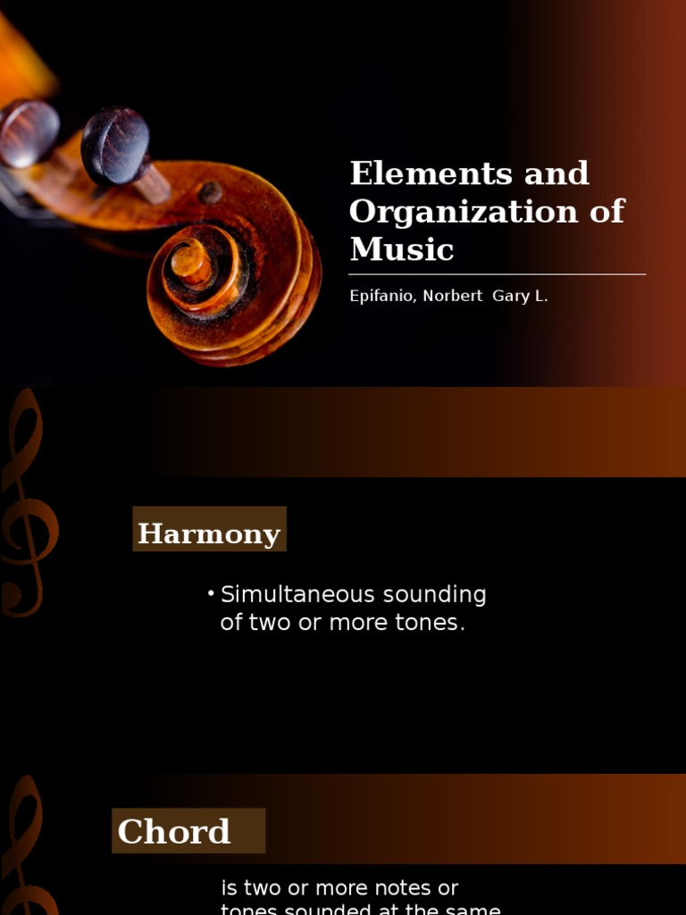 Elements and Organization of Music | PDF | Harmony | Tempo