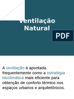 Ventilação Natural: Estratégias para Obtenção de Conforto Térmico