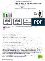 PROFILES and PITFALLS - Practical Topics in Lab Diagnosis