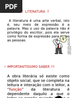 o Que e Literatura