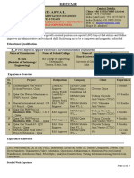 Electrical Engineer Resume