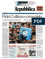 Fidel - La Repubblica - 27 Novembre 2016