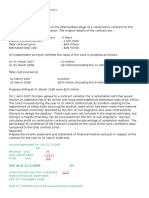 Olympics construction income statement