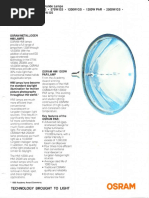 Osram HMI Metallogen Lamp Product Bulletin 3-89