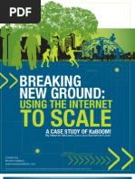 Breaking New Ground Using the Internet to Scale