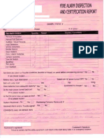 Invalid Fire Alarm Test Report Form