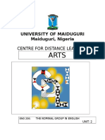 University of Maiduguri Maiduguri, Nigeria: Centre For Distance Learning