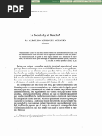 La Sociedad y El Derecho