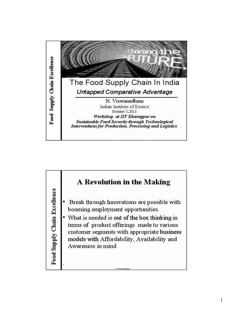 Food Supply Chain Excellence in India | PDF | Food Security | Supply Chain