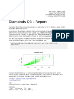 Diamonds Q3 - Report: Plot (Diamond$carat, Diamond$price, Main "Price and Carat", Xlab "Carat", Ylab "Price")