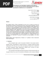 A GÊNESE INSTRUMENTAL DO MATERIAL MANIPULATIVO RÉGUA TRIGONOMÉTRICA NO PROCESSO DE ENSINO-APRENDIZAGEM DO OBJETO MATEMÁTICO REDUÇÃO AO 1º QUADRANTE