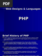 Web Designs & Languages