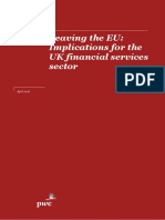 Leaving the EU Implications for the UK FS Sector