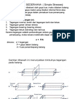 Tegangan Sederhana