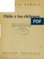 Chile y Los Chilenos - Alberto Cabero PDF