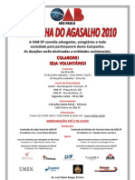 Campanhado Agasalho 2010 OABSP