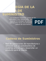 Estrategia de La Cadena de Suministro