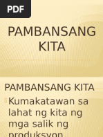 Limitasyon Sa Pagsukat Ng Pambansang Kita Pdf