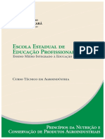 APOSTILA Agroindustria Princpios Da Nutricao e Conservacao de Produtos Agroindustriais