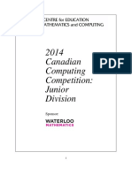2014 Canadian Computing Competition: Junior Division: Sponsor