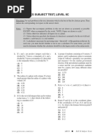 IB Matematics SL Formula Booklet | PDF | Sine | Trigonometric Functions