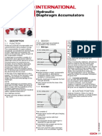 Hydraulic Diaphragm Accumulators: 1. Description