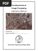 Fundamentals of Image Processing Lab Manual SET 1