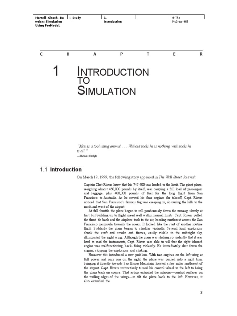 Numerical Simulation Using Promodel