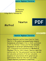 Newton RAphson Methode