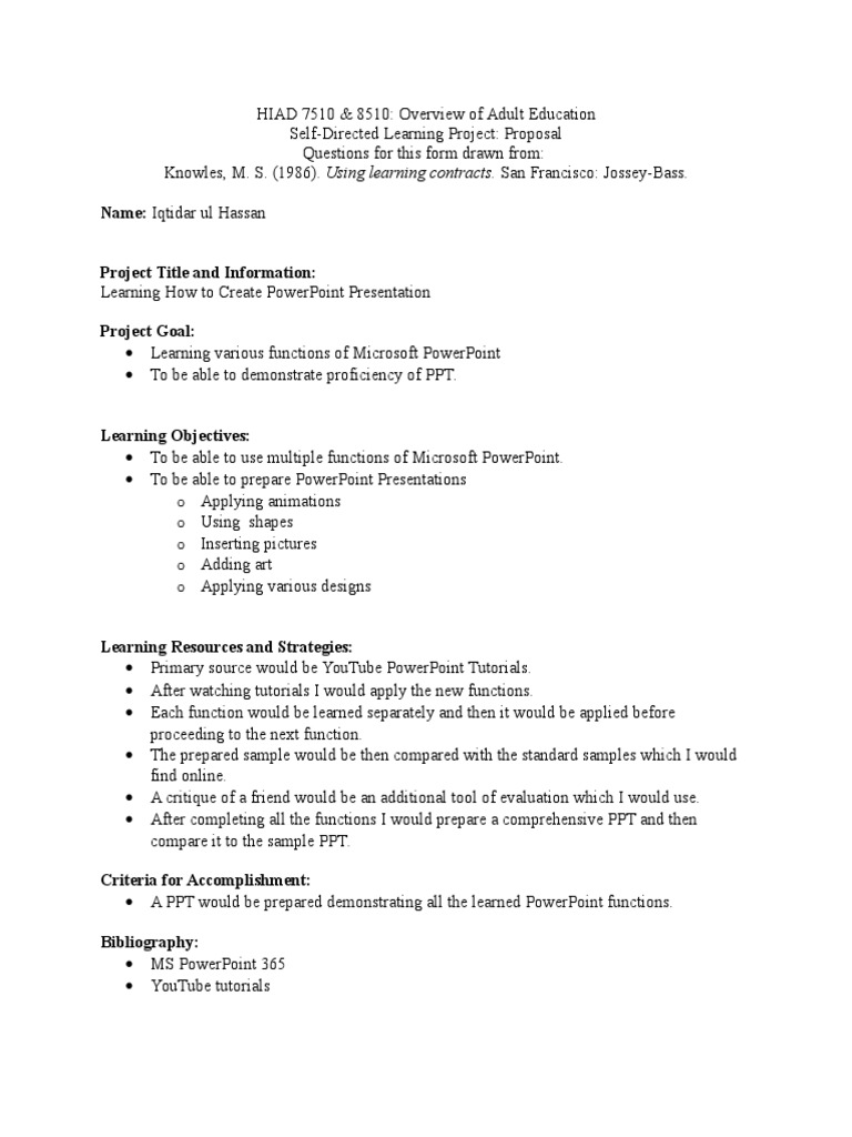 SDL Project: Mastering PowerPoint Skills | PDF | Career & Growth ...