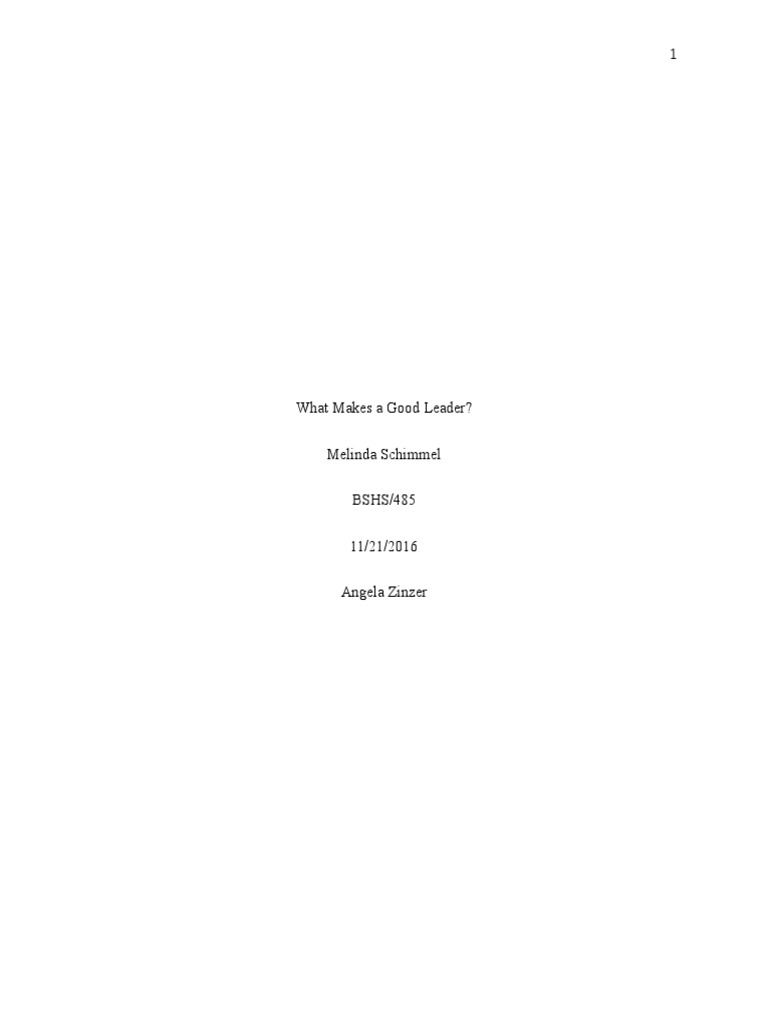 Key Traits of Effective Leaders | PDF | Leadership | Applied Psychology