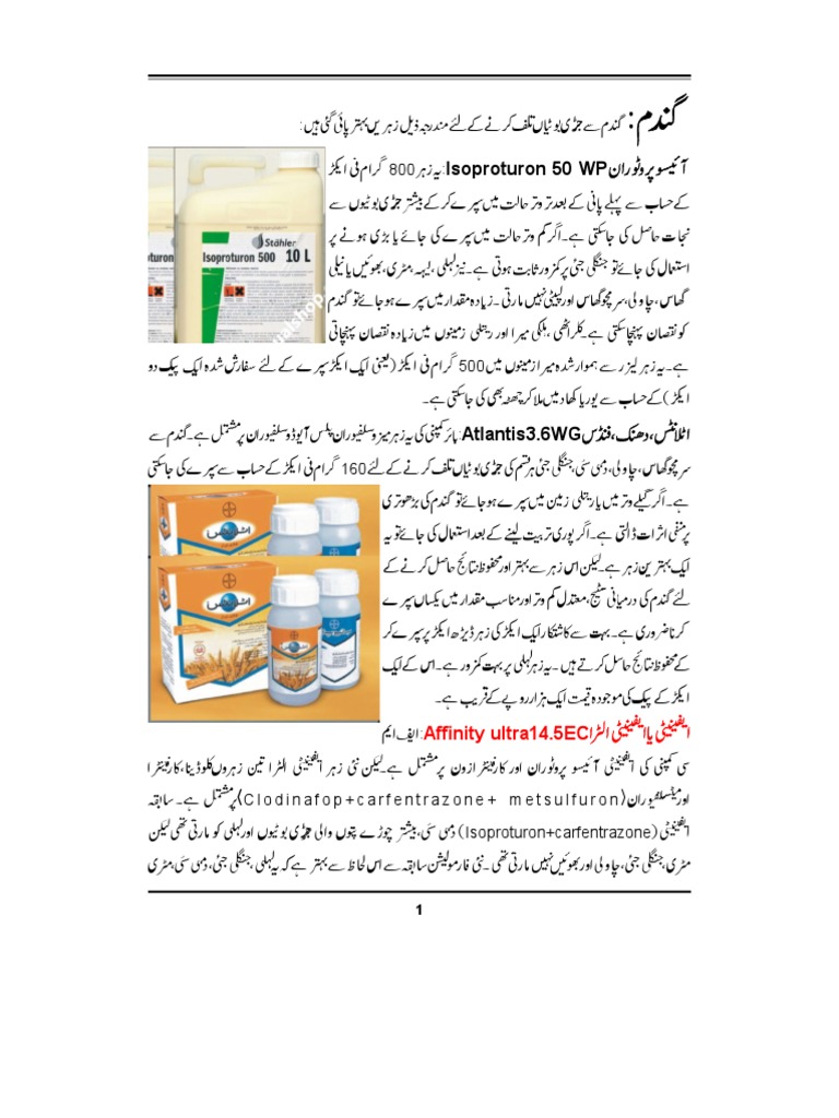 Updated Weedicides Description PDF