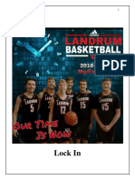 2016-2017 Landrum Basketball Media Guide