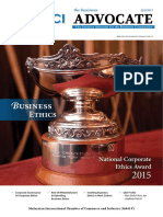 Business Ethics - Journal - 4th Quarter 2015