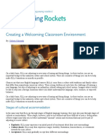 creating a welcoming classroom environment   reading rockets