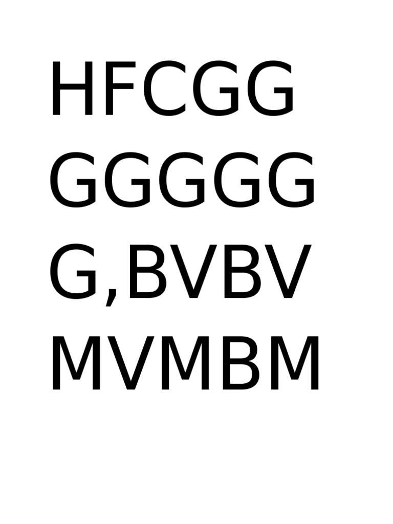 HFCGG Document Overview | PDF