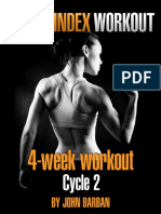 Venus Index Workout Cycle 2