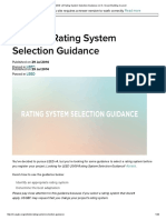 LEED v4 Rating System Selection Guidance - U.S
