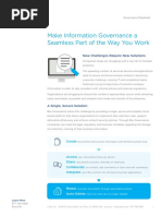 Governance Datatsheet