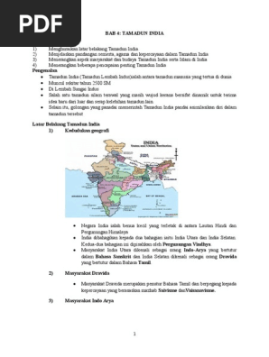 Bab 4 Nota Tamadun India Word Pdf