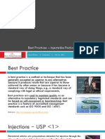 Best Practices - Injectables Packaging Lines