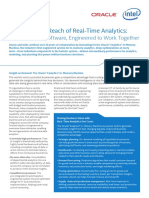 Extending The Reach of Real-Time Analytics:: Hardware and Software, Engineered To Work Together