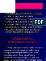 Perubahan Materi