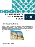 Naturaleza y aprovechamiento de la energía solar