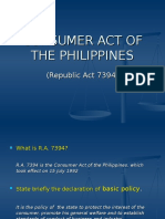 Consumer Act (Ccs June 2010)