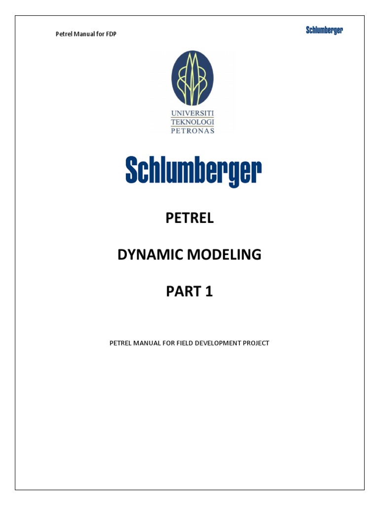 Petrel FDP Manual Overview | PDF | 3 D Computer Graphics | Tab (Gui)