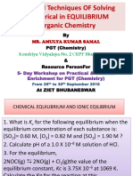 Chemical Equlibrium and Ionic Eqilibrium