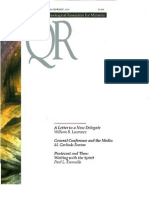Spring 2000 Quarterly Review - Theological Resources For Ministry