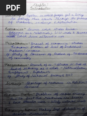 Class 12 Cbse Micro Economics Notes 15 16 Topper Student