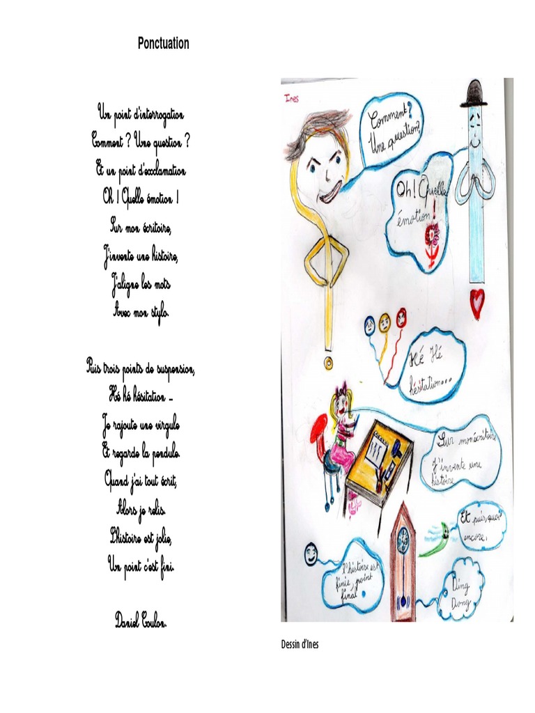 Poème Sur La Ponctuation : La Magie des Signes de Ponctuation